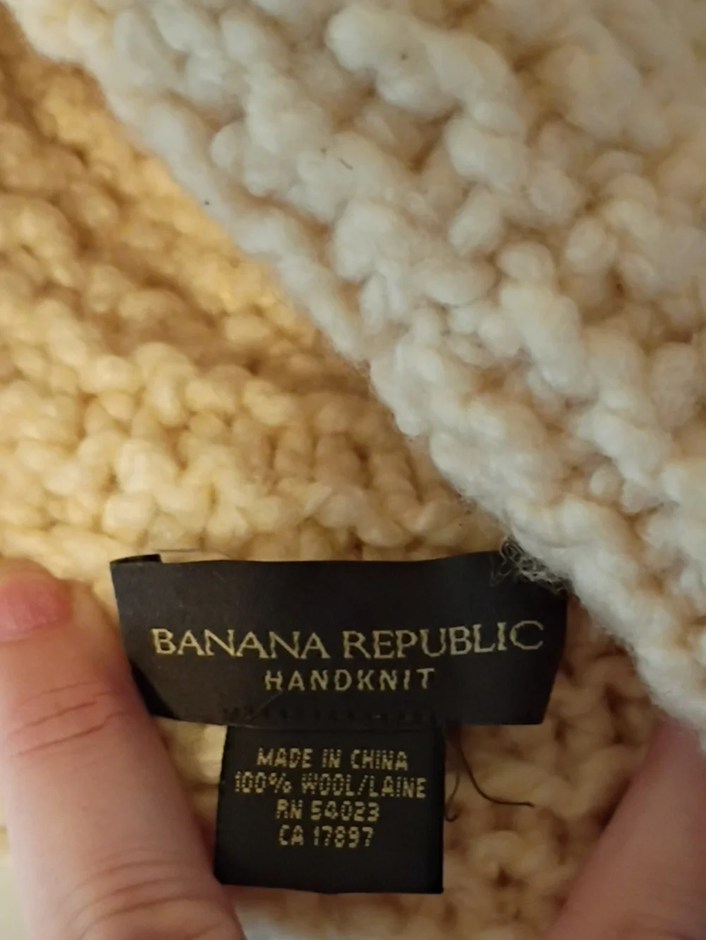 Banana Republic Handknit Beanie - Cream
